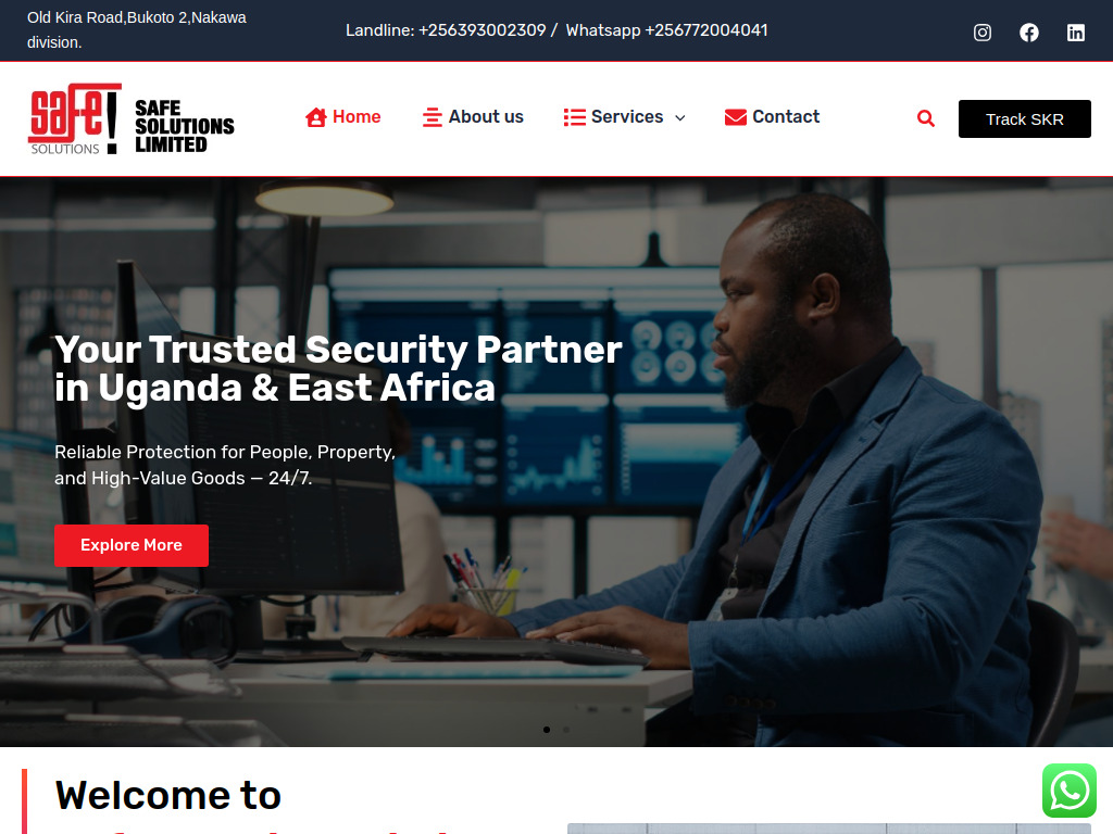 Website Design Project: Safe Solutions Uganda